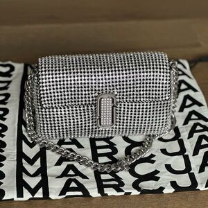 Marc Jacobs The mini J Marc crystals shoulder bag